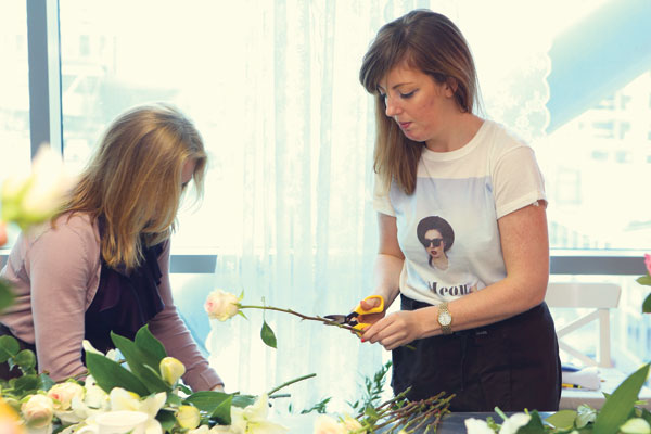 Flower arranging