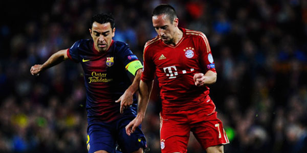 Xavi and Ribery