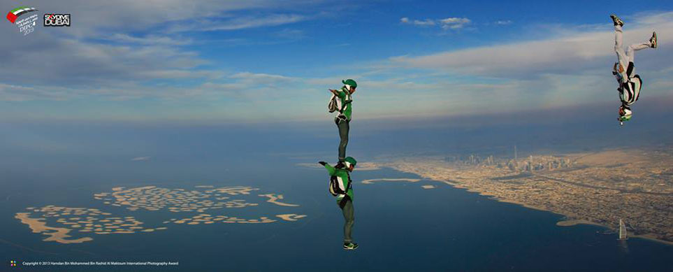 Skydive Dubai instructor Brad Merritt's amazing photo