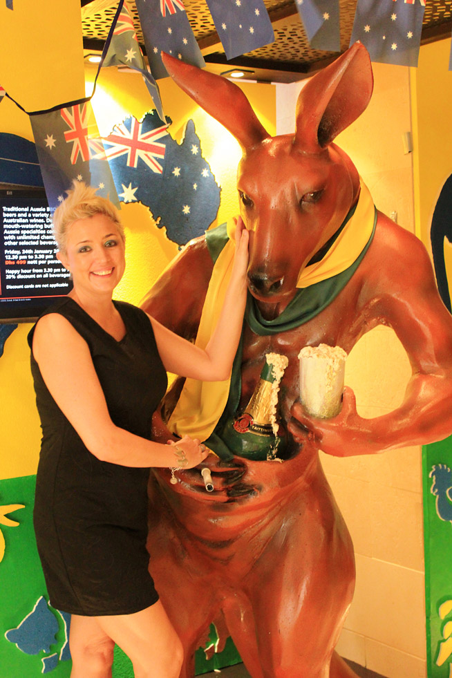 Natasha van der Berg celebrates Australia Day at Yalumba