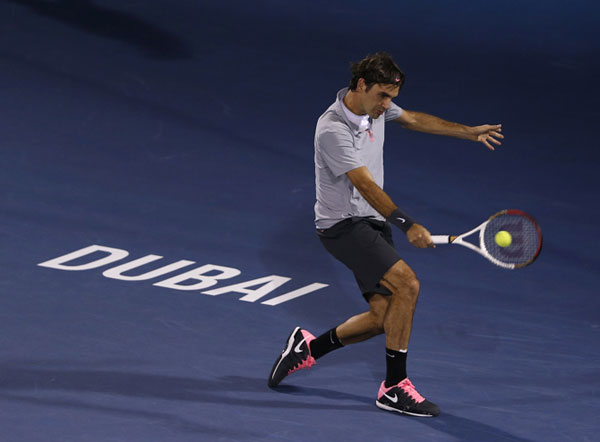 Roger Federer will play at the Dubai Duty Free Tennis Championships