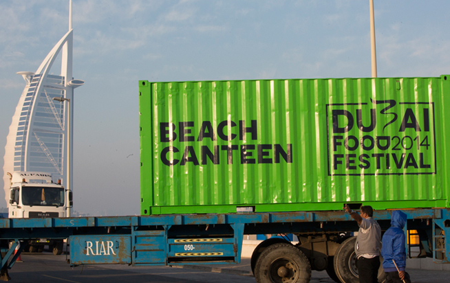 Beach Canteen project for Dubai Food Festival