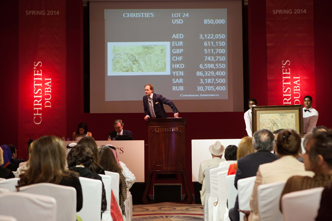 Christie's auction in Dubai