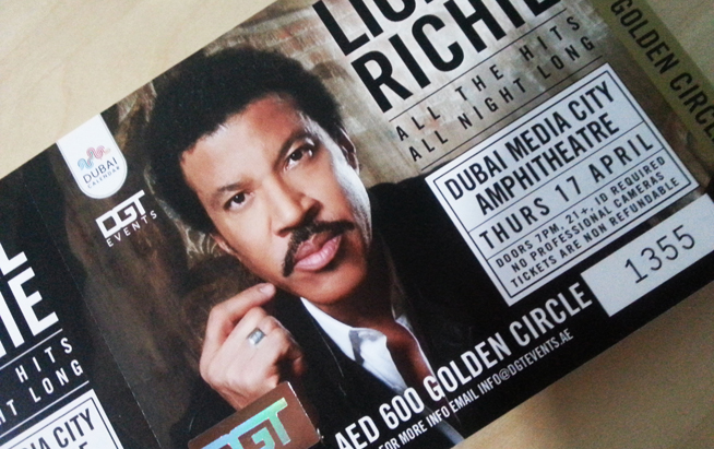 Lionel Richie tickets