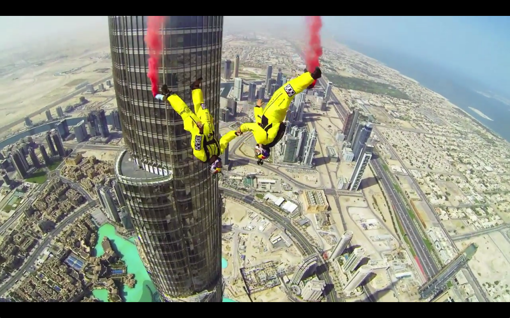 Skydive Dubai basejump Burj Khalifa