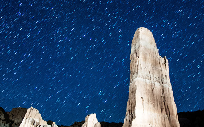 Meteor shower in Dubai