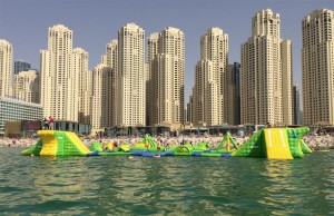 Wibit, inflatable sports park at JBR