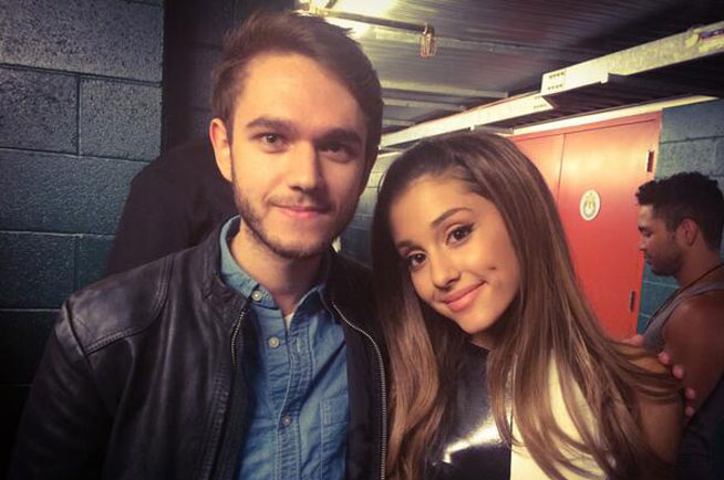 DJ Zedd with Ariana Grande (twitter.com/Zedd)