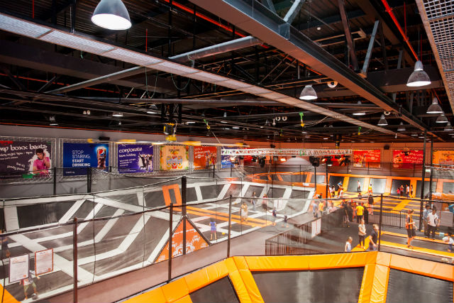 Jump Boxx trampoline park in Mirdiff