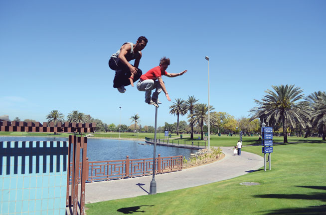 Offbeat sports in Dubai - Parkour