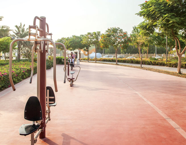 Best running tracks in Dubai - Al Barsha Park