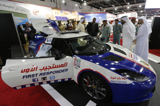 Dubai Ambulance unveil Lotus Evora