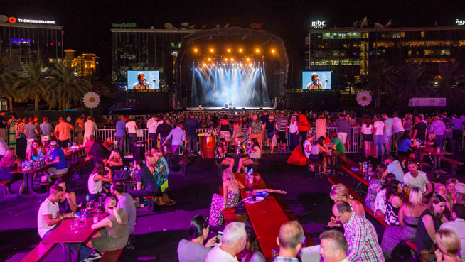 Party In The Park music festival in Dubai - best pictures: Richard Ashcroft on the main stage