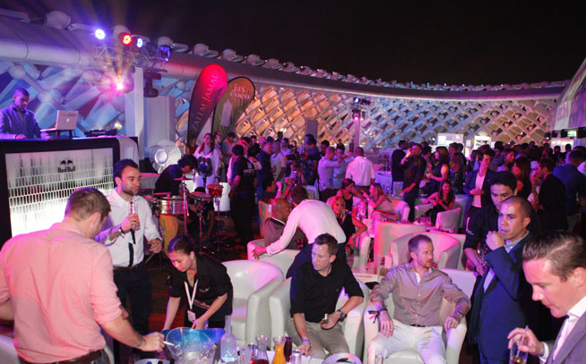 Podium Lounge VIP after-party, Abu Dhabi GP