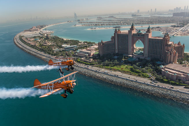 Breitling Wing Walkers in Dubai