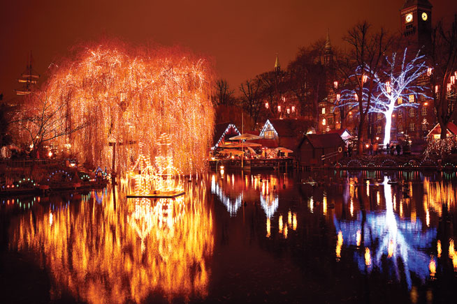 Tivoli Gardens Christmas Market, Denmark