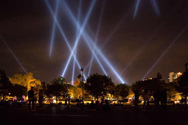 Pulse Corniche art project in Abu Dhabi