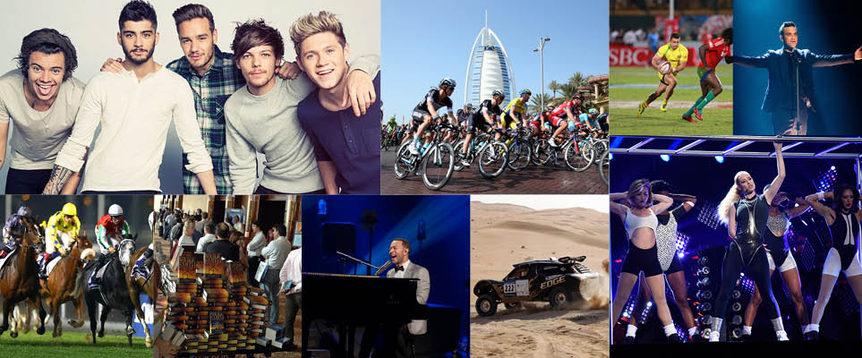 The big events in the UAE in 2015