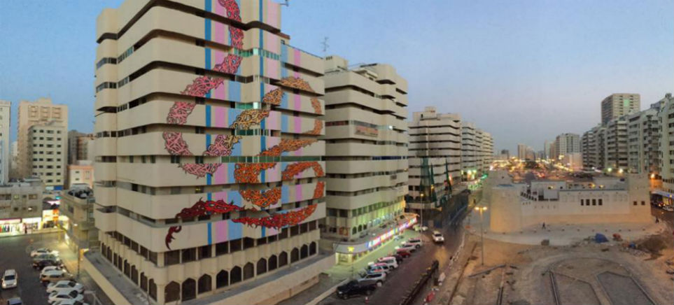 El Seed's new mural in Sharjah