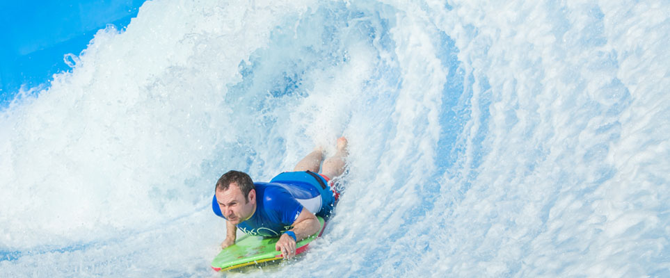 Flowboarding at Yas Waterworld