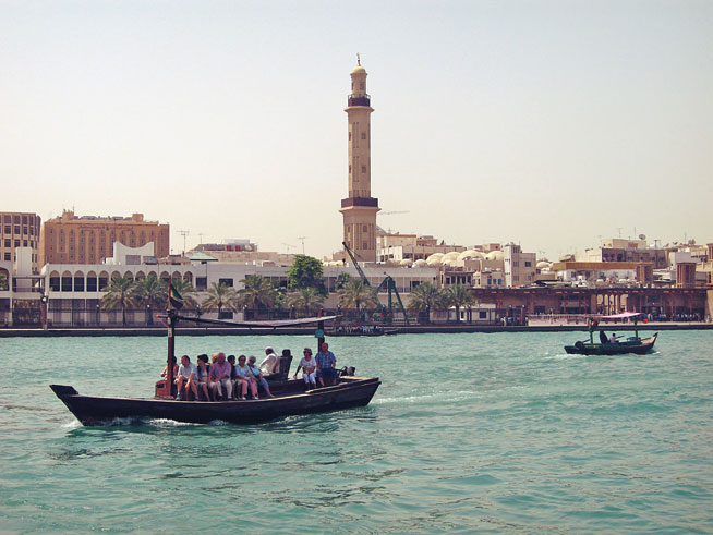 Ride an abra on The Creek