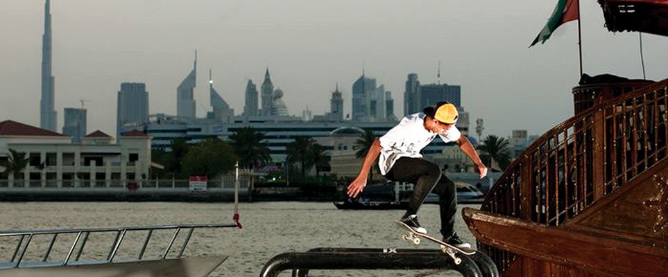 Skateboarding movie filmed in Dubai