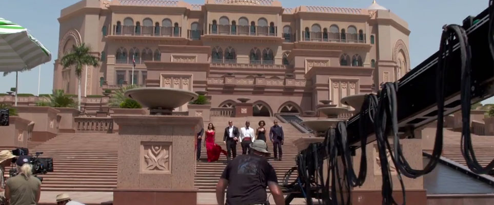 Furious 7 - behind-the-scenes in Abu Dhabi