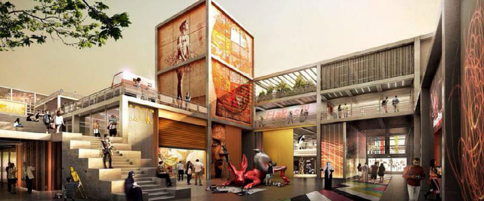 Renderings of Dubai Design District