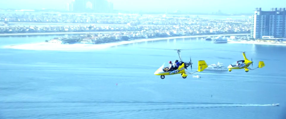 Fly Gyro at SkyDive Dubai