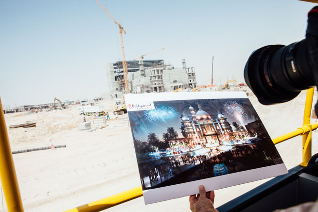 Dubai Parks And Resorts - building site tour, May 2015