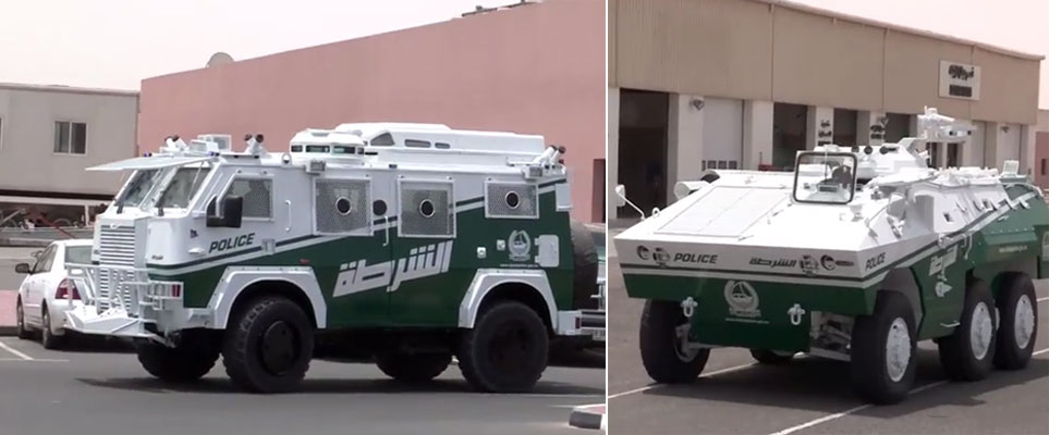 Tank added to Dubai Police cars fleet