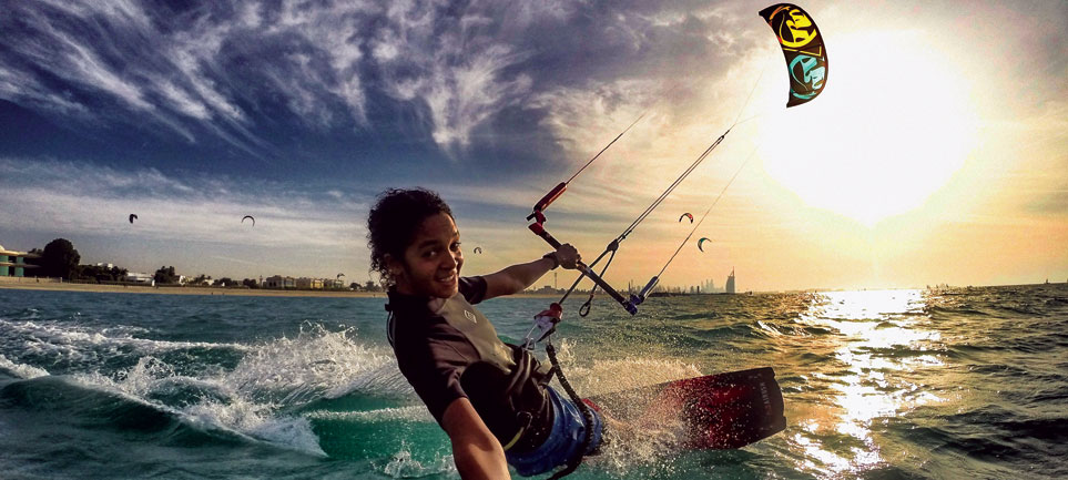 Kitesurfing in Dubai