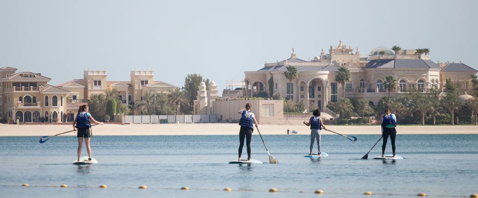 Stand-up paddleboarding