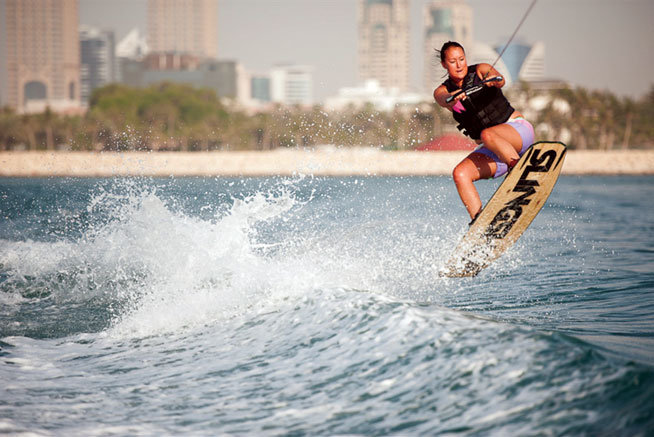 Wakeboarding - extreme watersports in Abu Dhabi