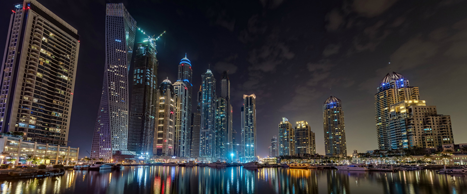 Dubai Marina at Night