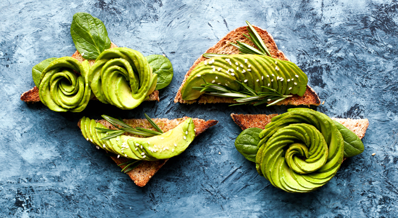 avocado on toast in Dubai