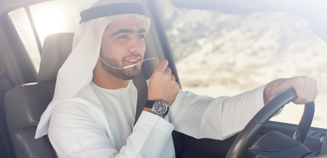 hands free calls driving dubai