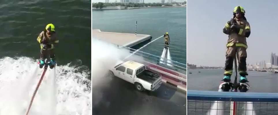 dubai firefighter jetpack