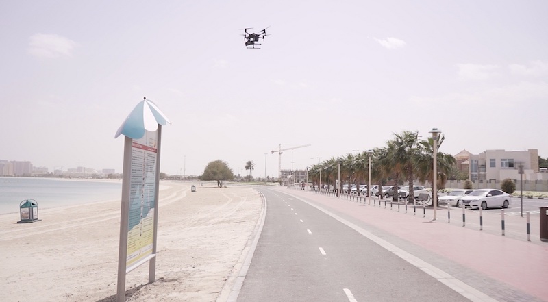 dubai drones coronavirus