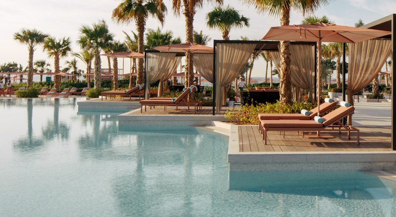 Caesars Palace Bluewaters Dubai Neptune Pool Cabanas