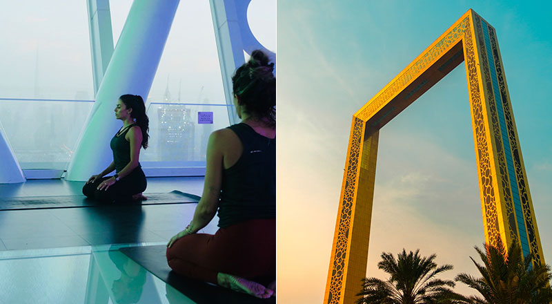 yoga at dubai frame