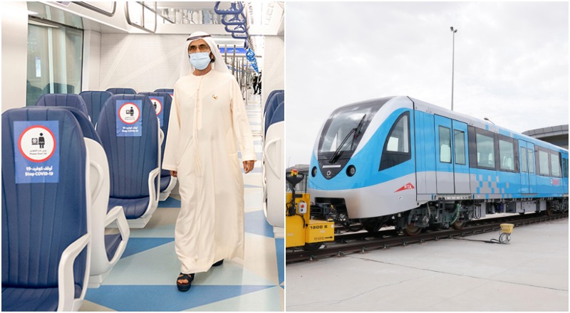 new Dubai metro trains