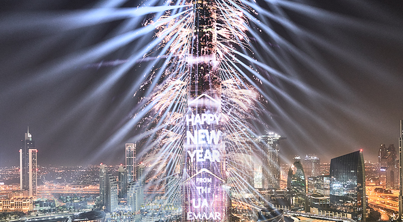 New years burj khalifa