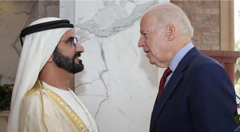 sheikh mohammed and joe biden