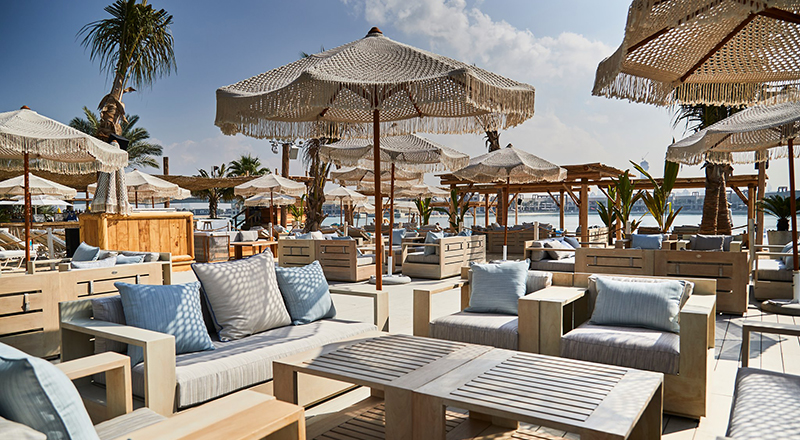 Best beach brunch dubai