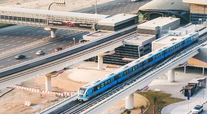 Dubai Metro Route 2020