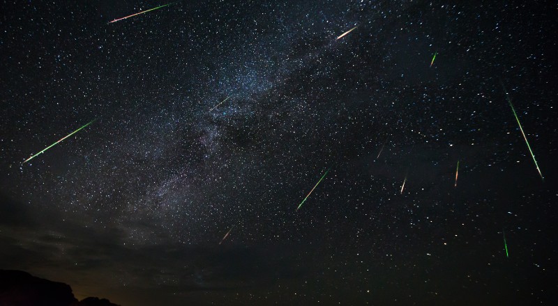 meteor shower in dubai in december