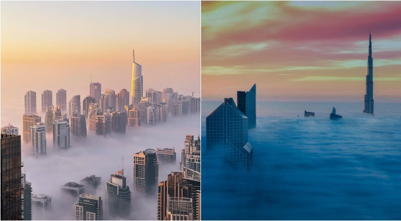 Dubai fog