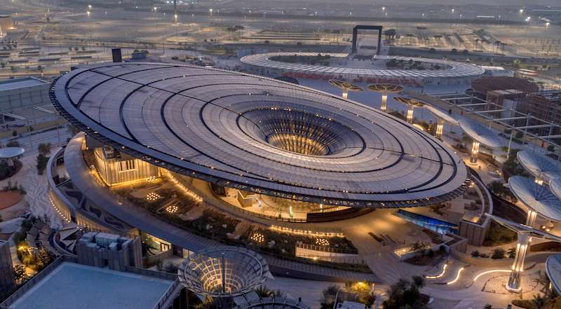 Expo 2020_Sustainability Pavilion_drone shot