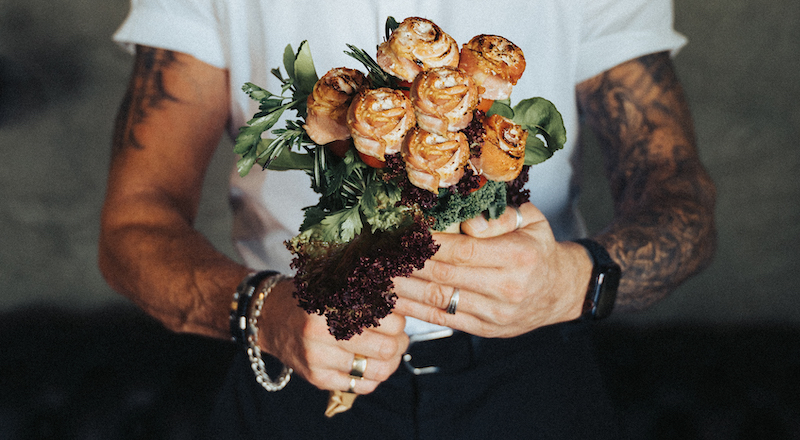 reform's edible bouquet Valentine's Day